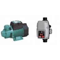  ZITA PUMPS 0,5hp-QB 60 + AUTOCONTROL (BRIO ITALTECNICAμε Μανόμετρο)